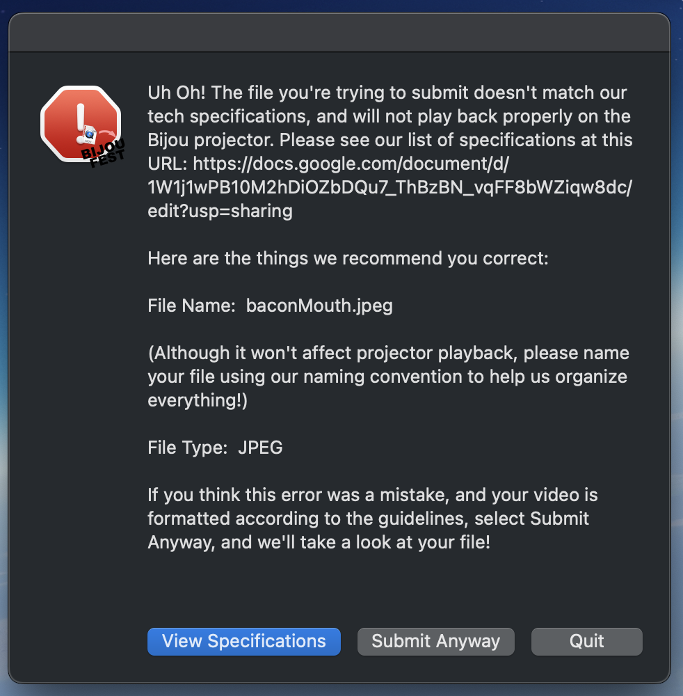 DropCheck screenshot